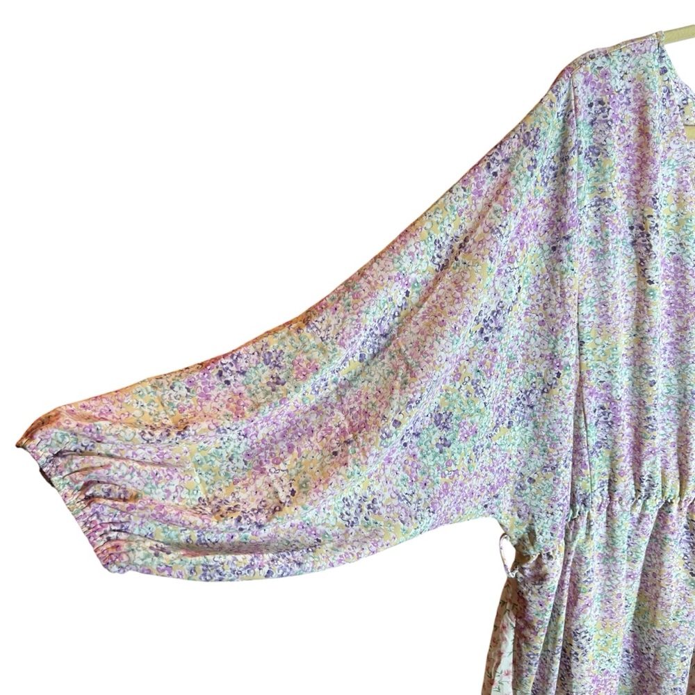 Chic Soul Floral Lightweight Dress, 2XL - Picture 3 of 12